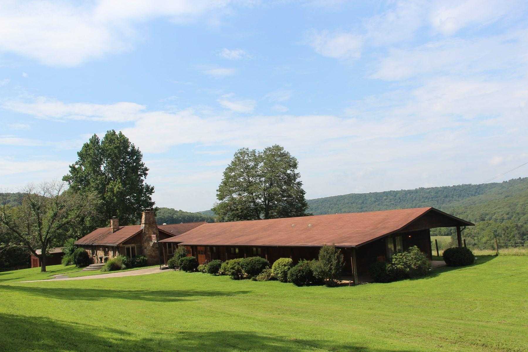 Live Water Ranch with Two SpringFed Lakes For Sale in Huntsville, AR