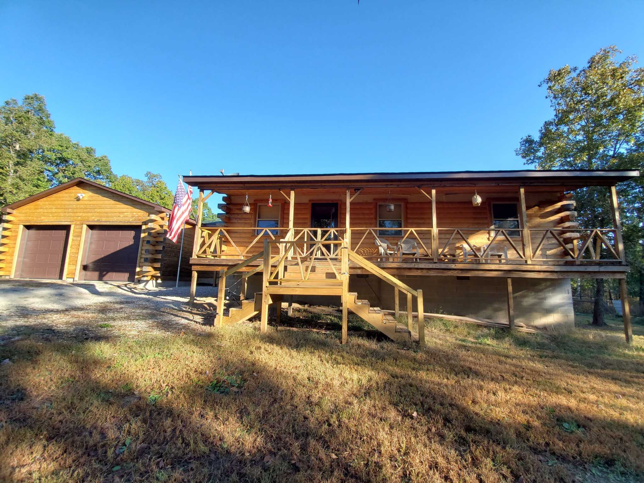 Log Sided Home on 5 Acre Farmette