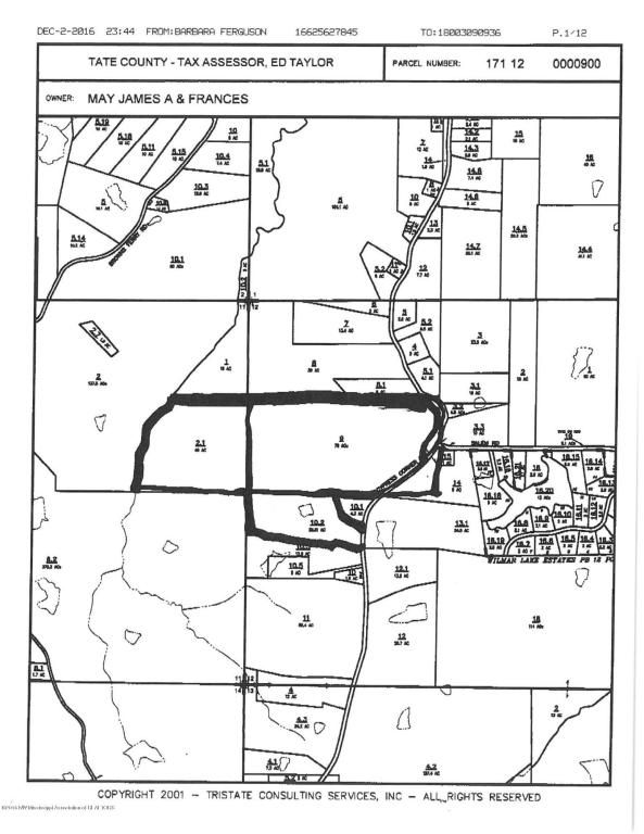 141.21 acres in Tate County, Mississippi