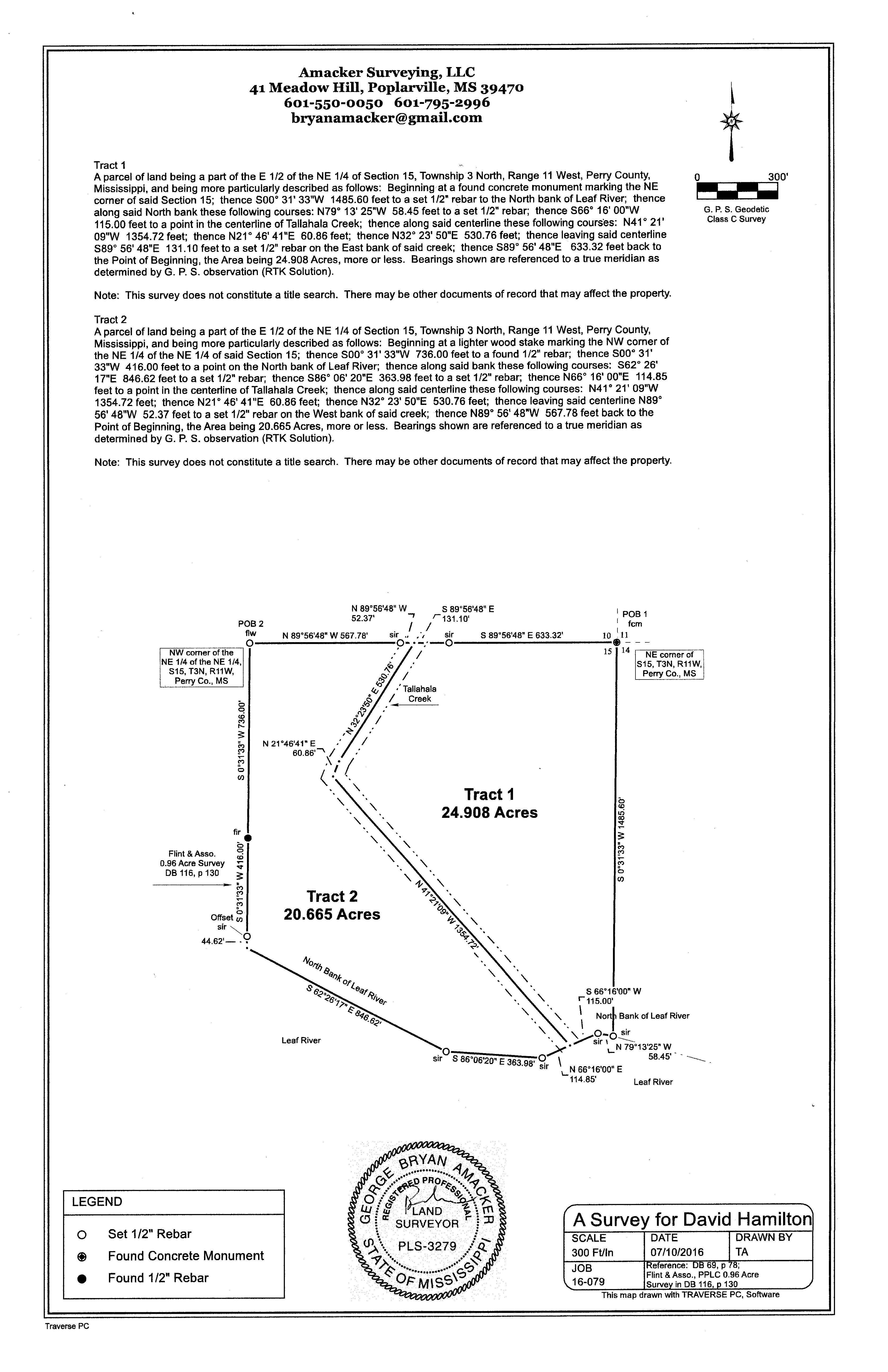 24.91 acres in Perry County, Mississippi