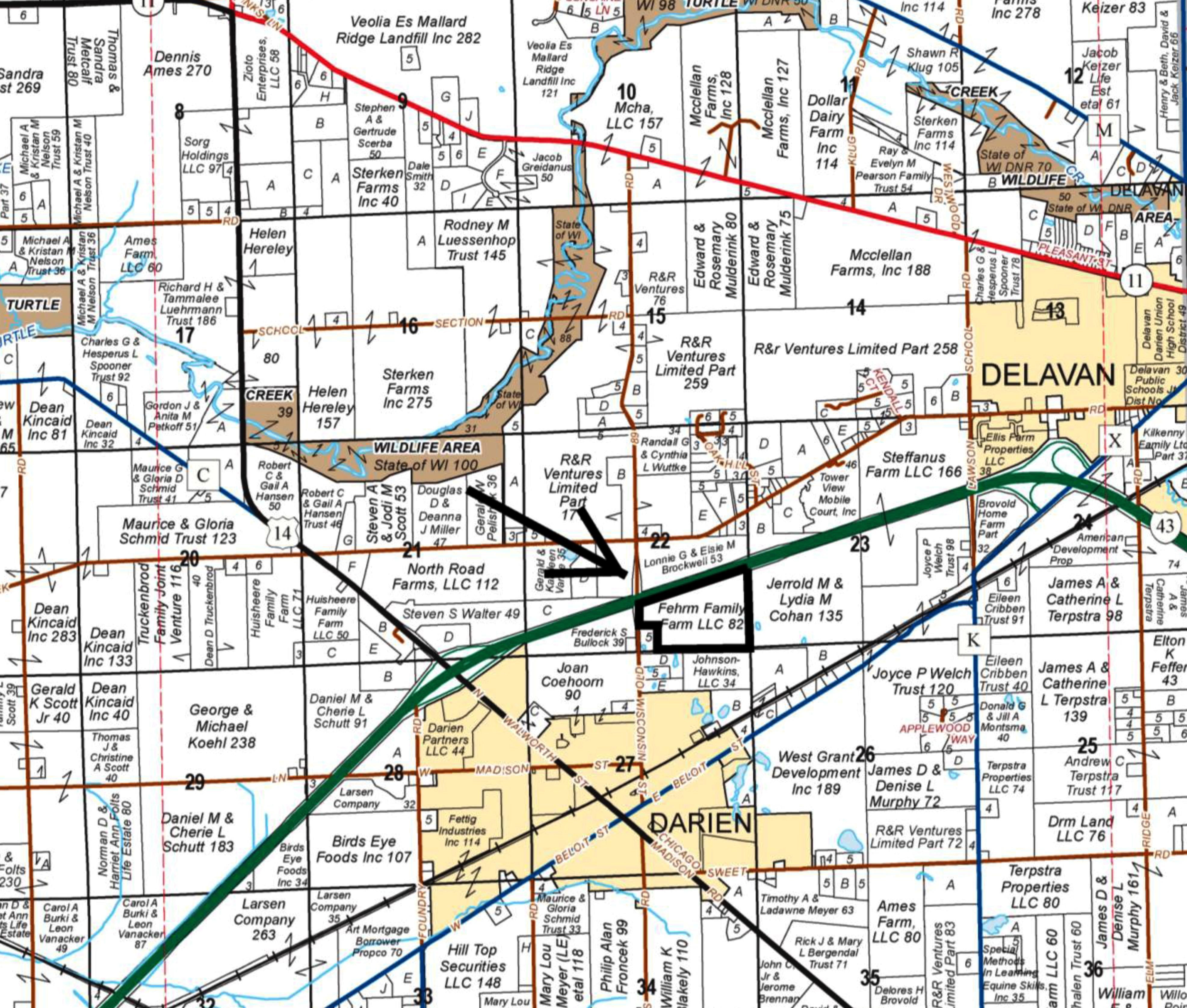 80.50 acres in Walworth County, Wisconsin