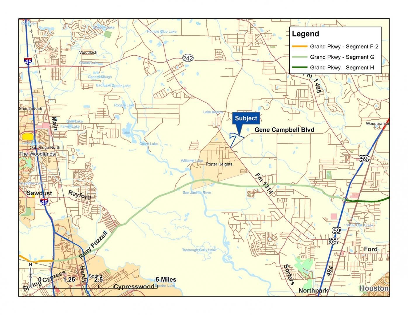 106 acres in Montgomery County, Texas