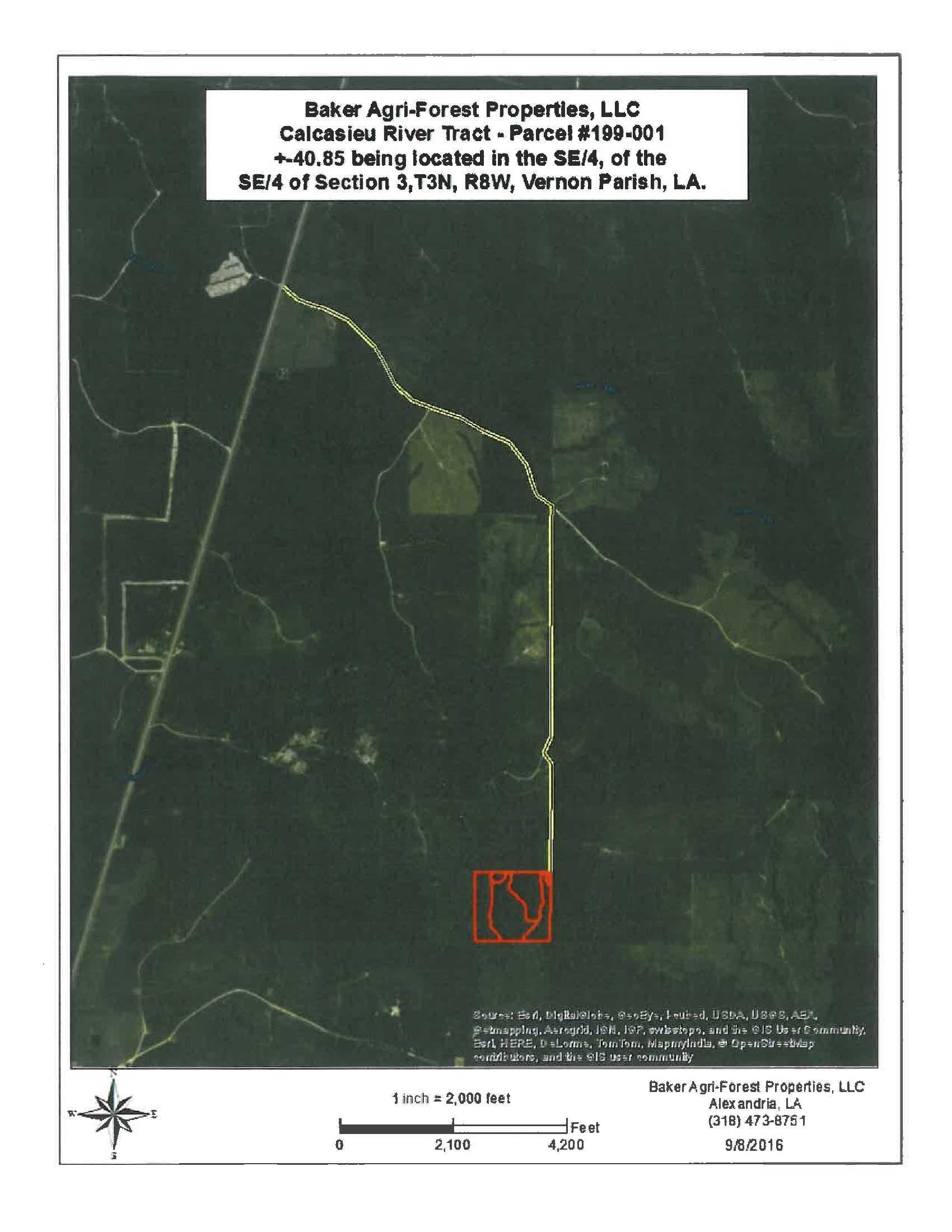 40.85 acres in Vernon Parish, Louisiana