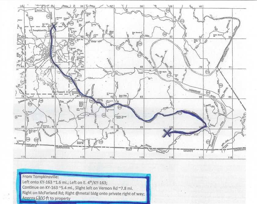 62 acres in Monroe County, Kentucky