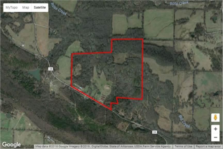 153 acres in Perry County, Arkansas