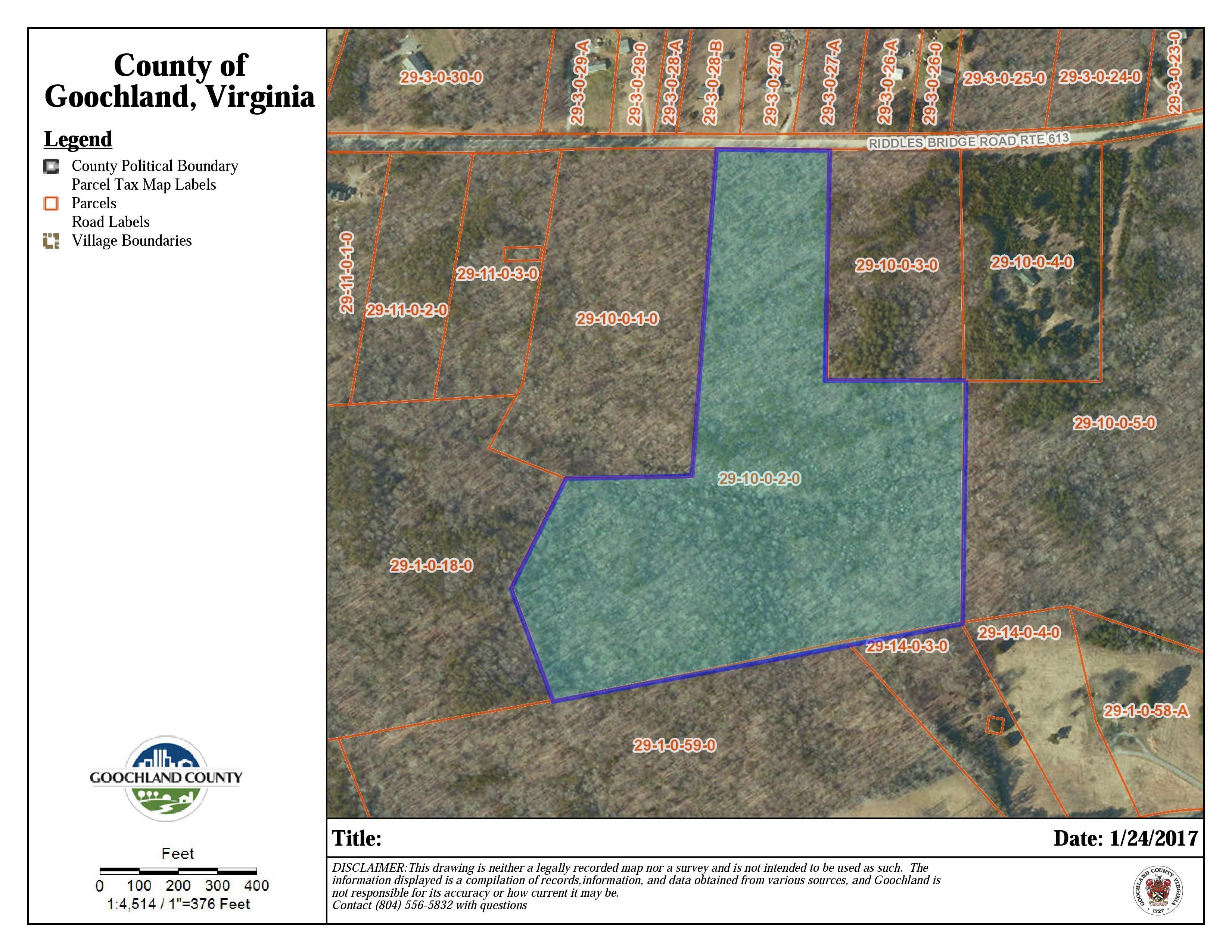21.46 acres in Goochland County, Virginia
