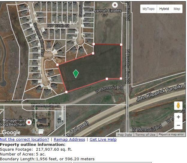 5 00 Acres In Canadian County Oklahoma