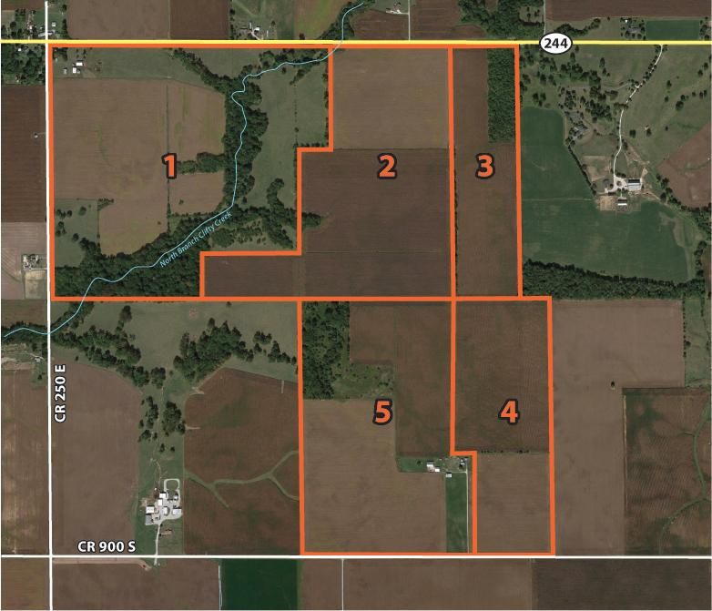 460 acres in Rush County, Indiana