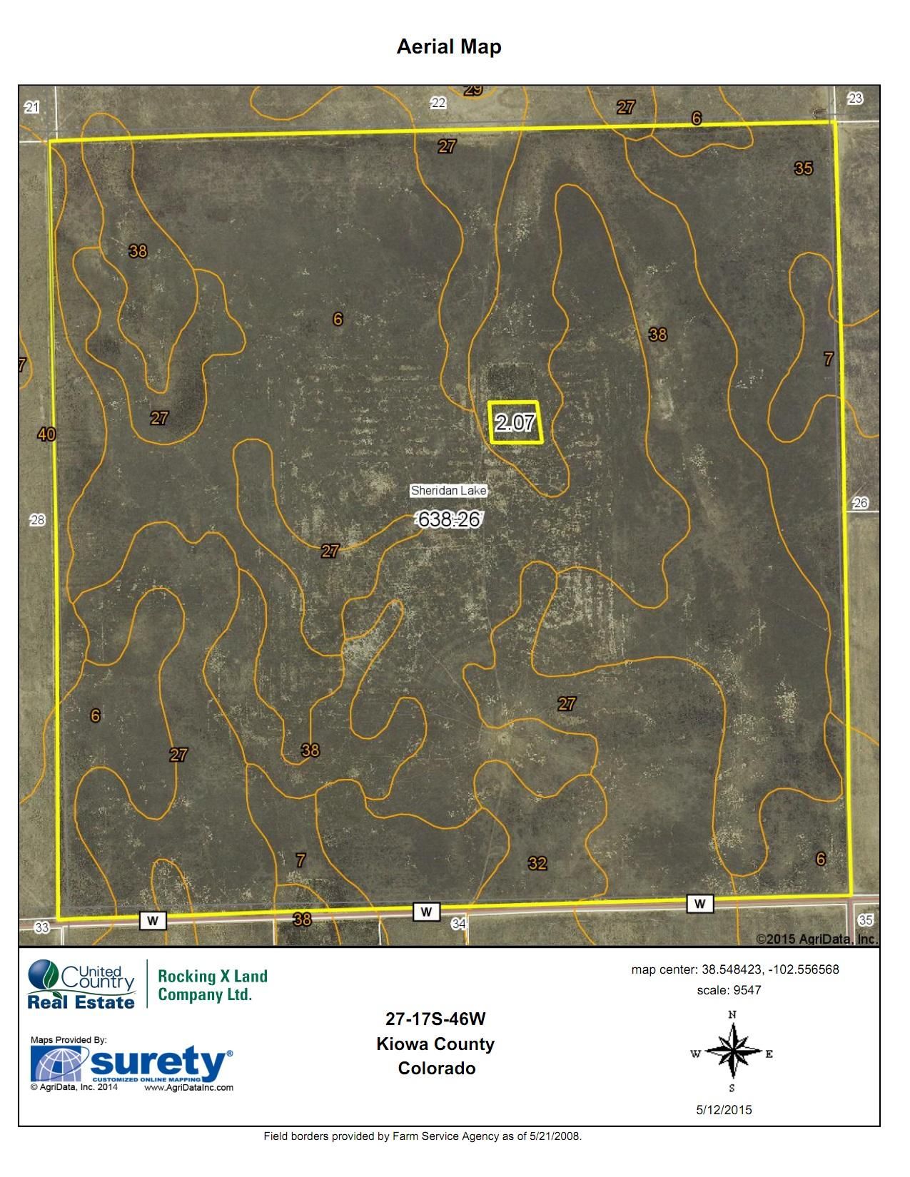 640 acres in Kiowa County, Colorado