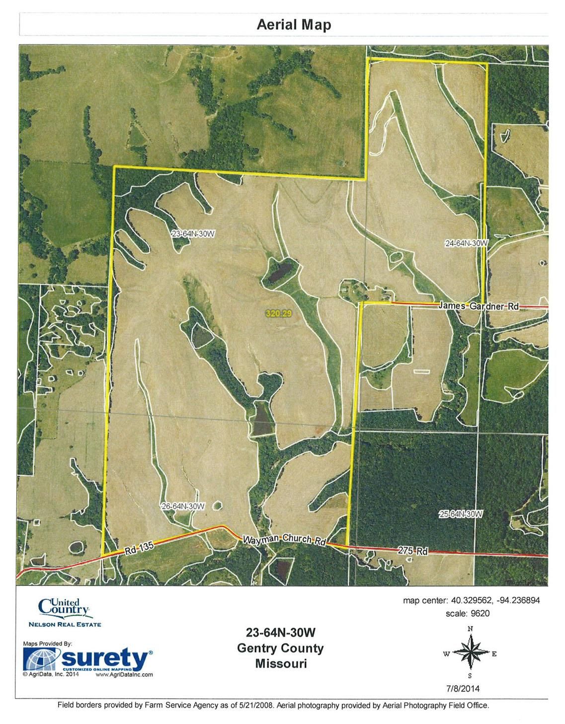 315.00 acres in Gentry County, Missouri