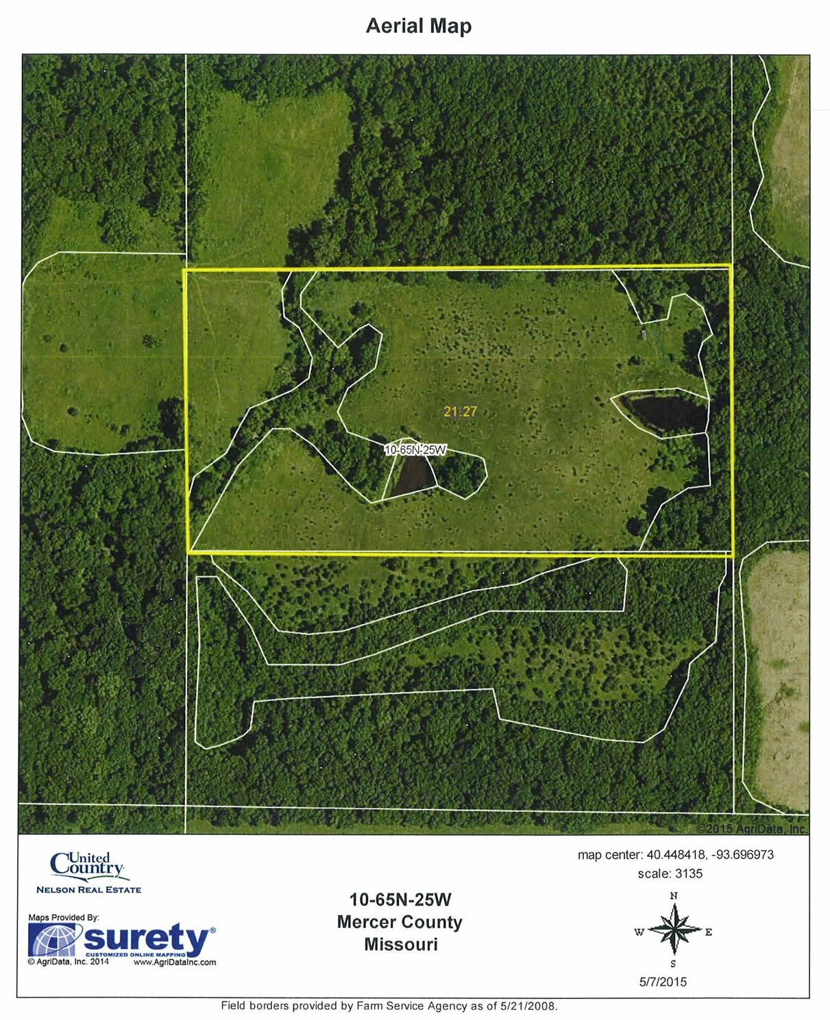 20 acres in Mercer County, Missouri