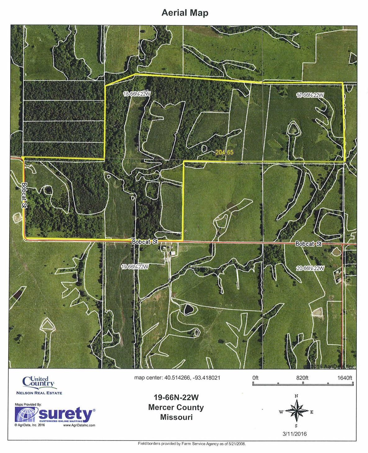 204 acres in Mercer County, Missouri
