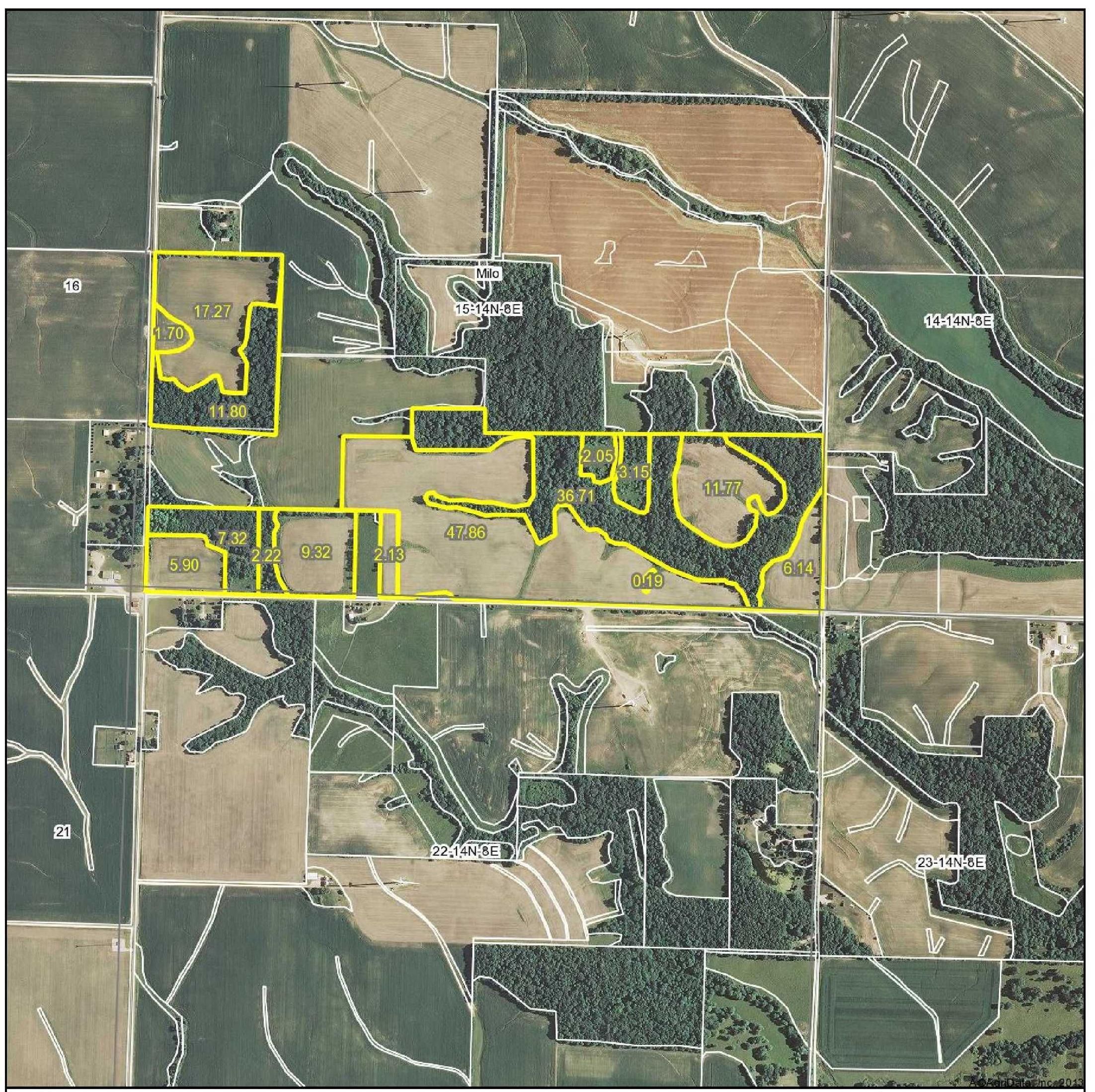 164.5 acres in Bureau County, Illinois