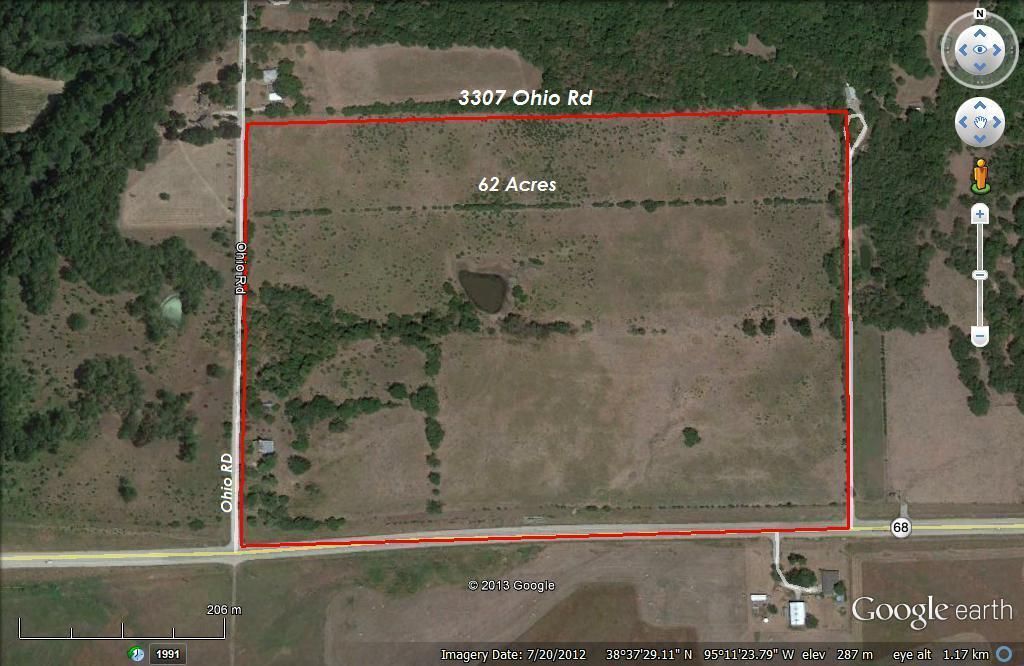 62 acres in Franklin County, Kansas
