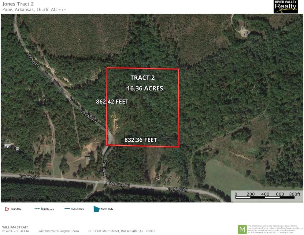 16.36 acres in Pope County, Arkansas