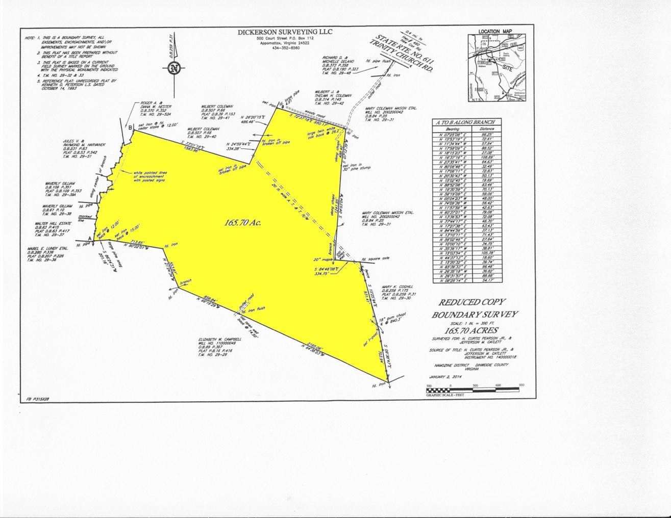 165.70 acres in Dinwiddie County, Virginia