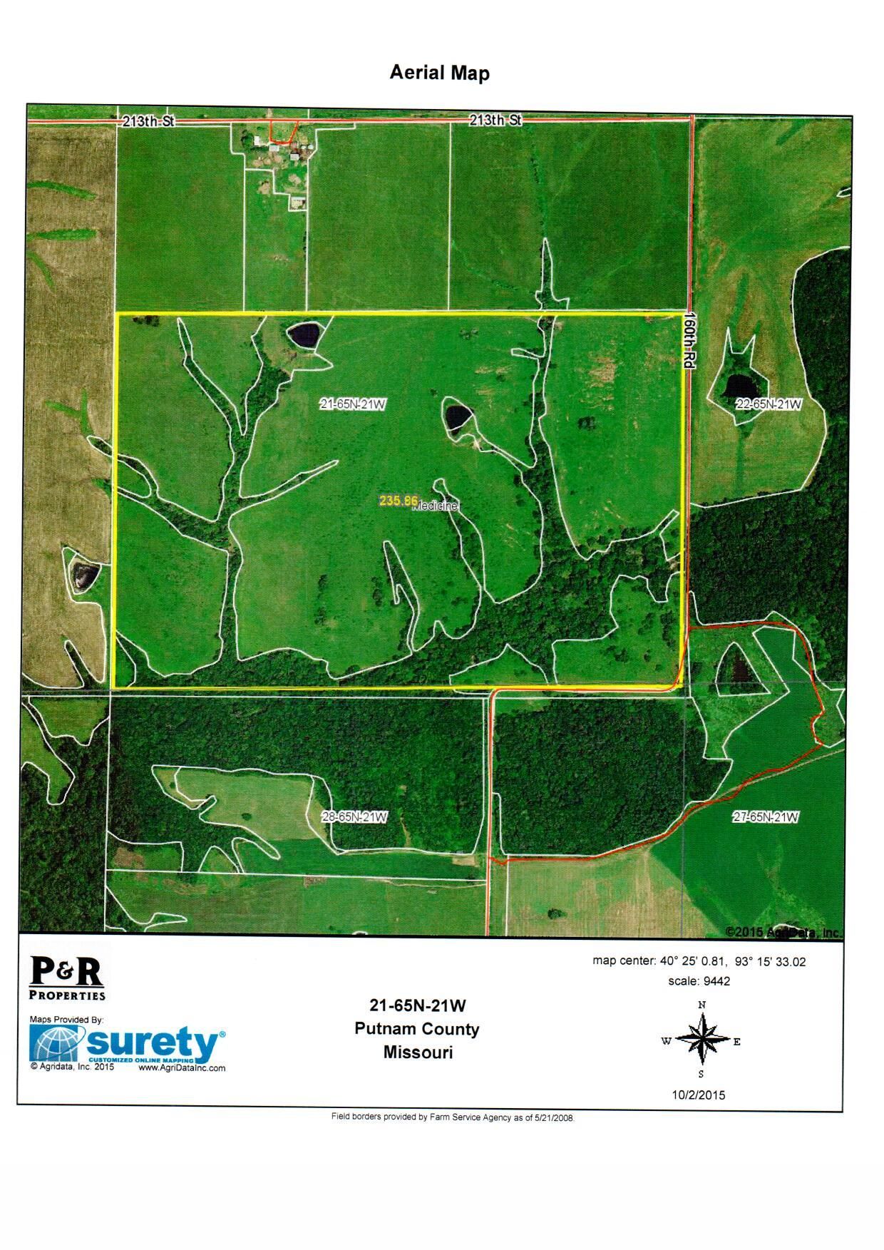 235 acres in Putnam County, Missouri