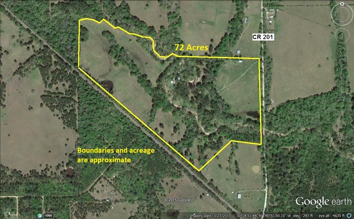 72 acres in Grimes County, Texas
