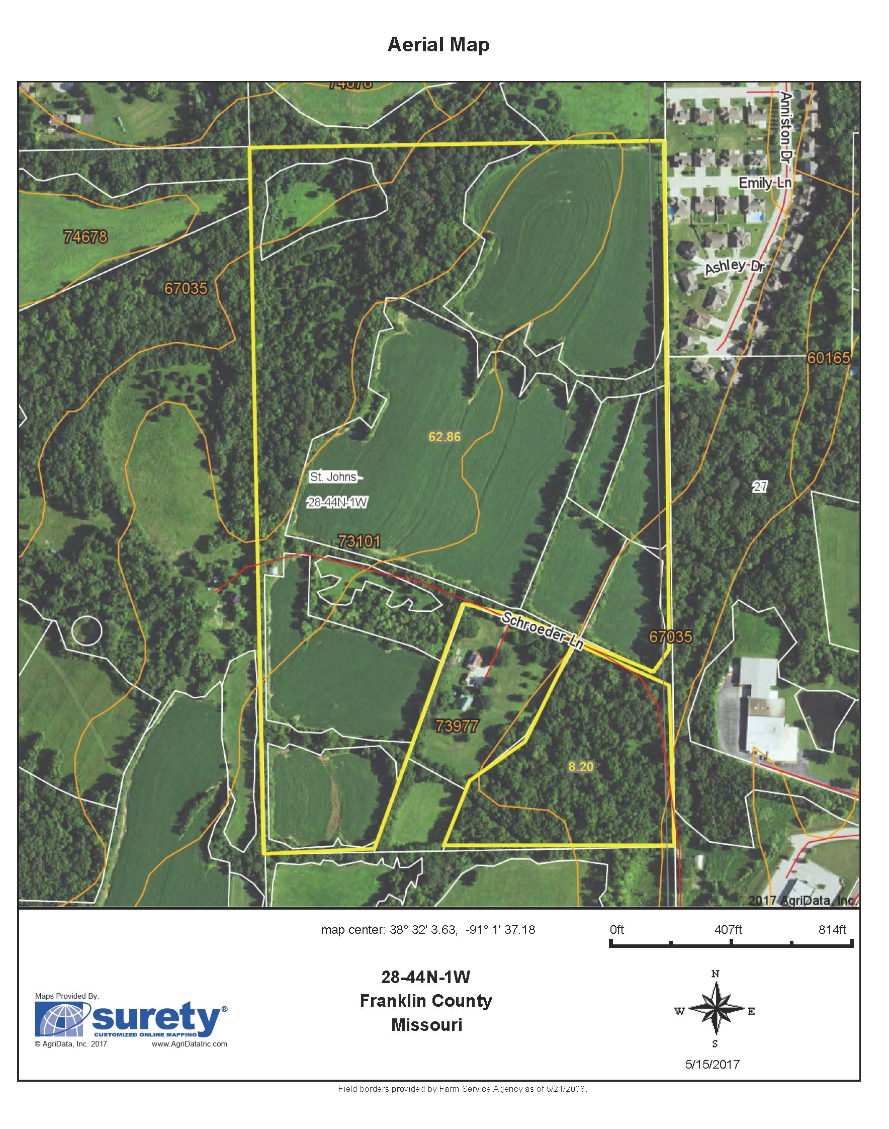 72.00 acres in Franklin County, Missouri