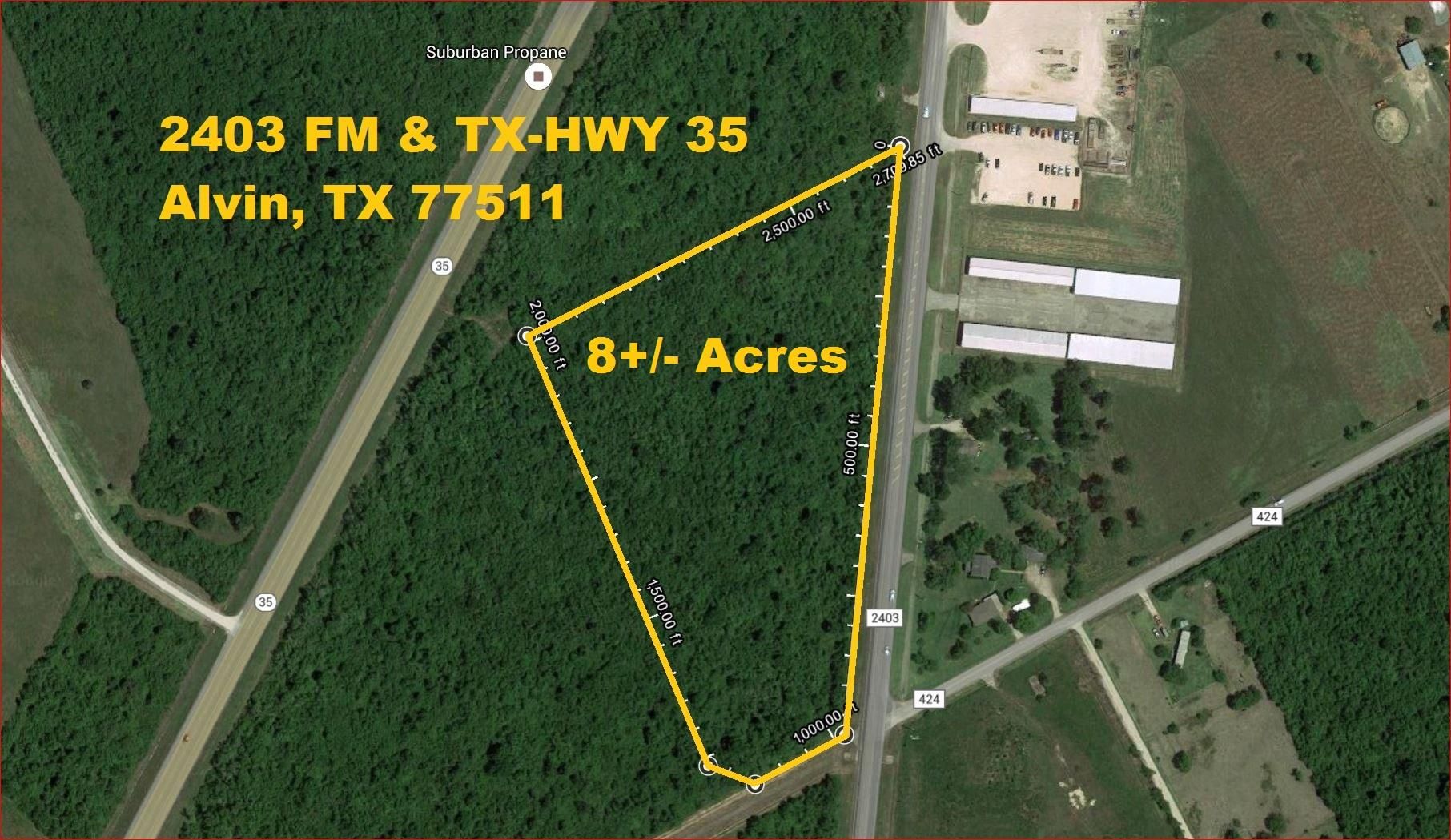 8.00 acres in Brazoria County, Texas