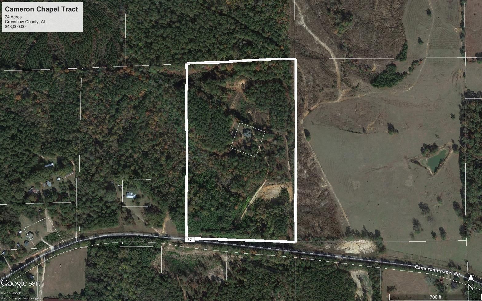24 acres in Crenshaw County, Alabama