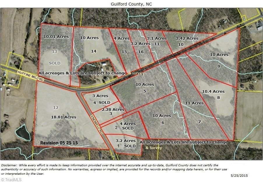 11 acres in Guilford County, North Carolina