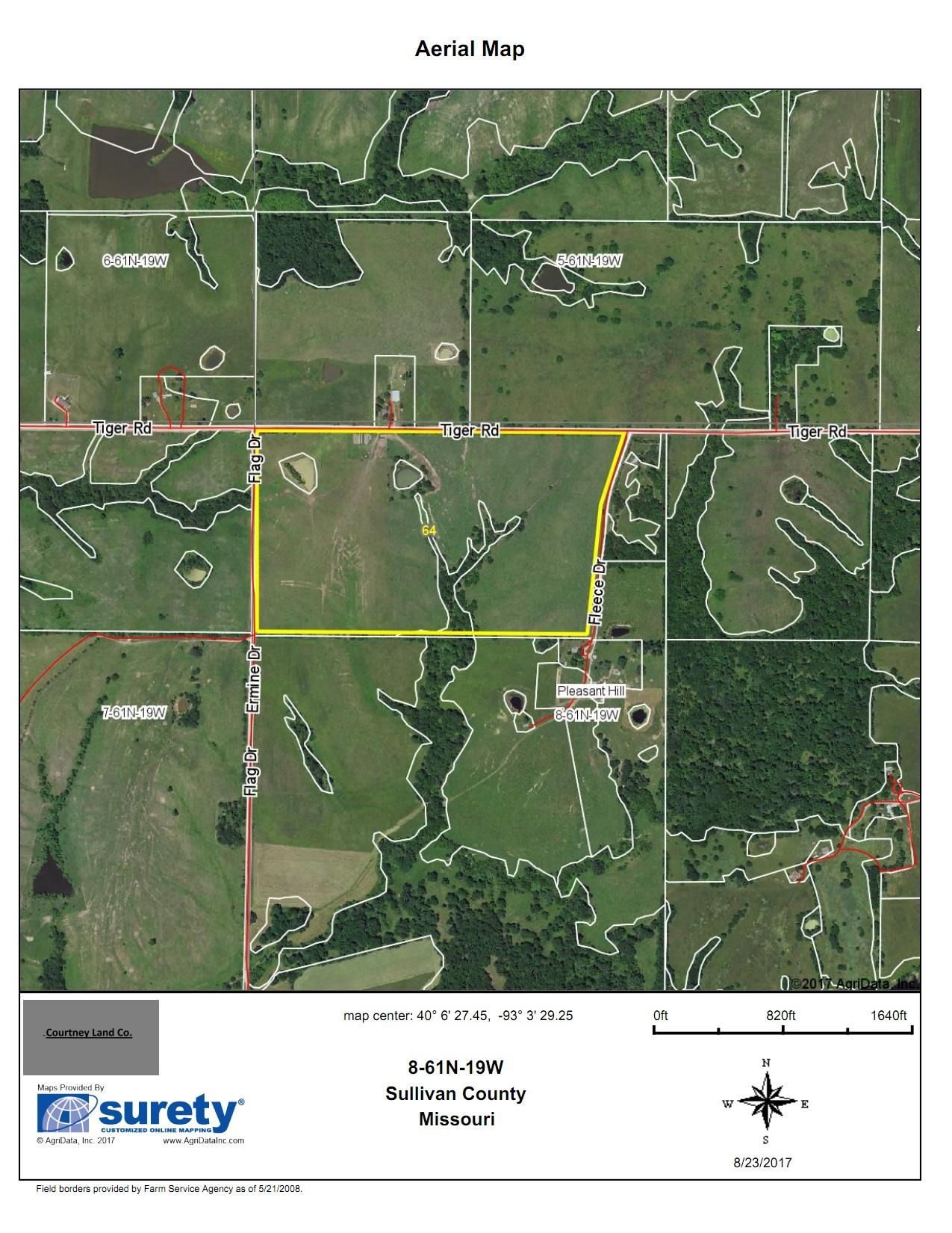 64 acres in Sullivan County, Missouri