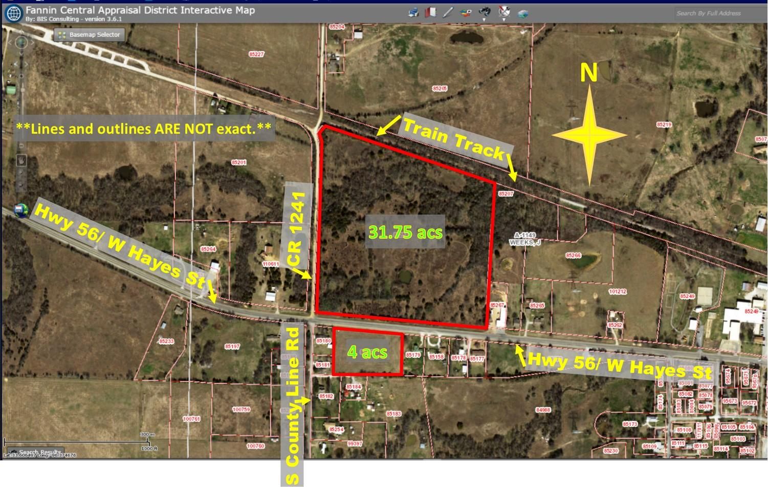 4.00 acres in Fannin County, Texas