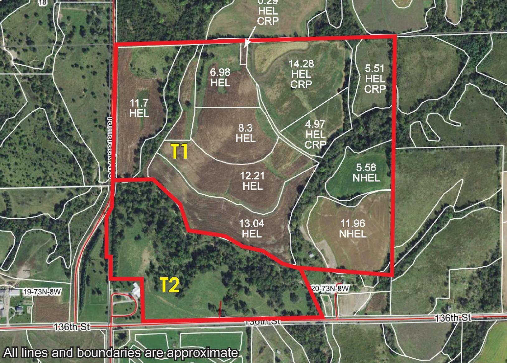 148.68 acres in Jefferson County, Iowa