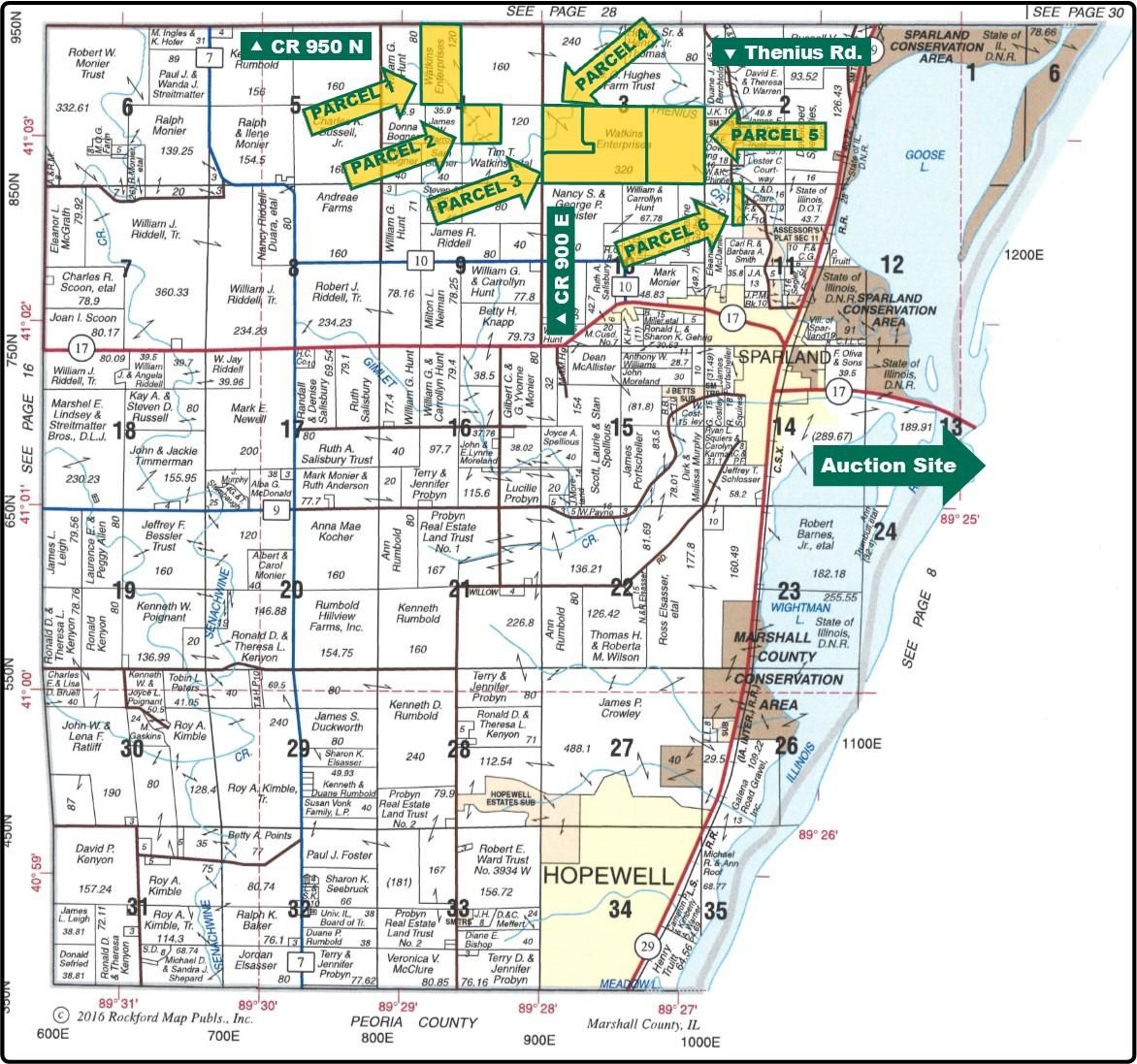 459.45 acres in Marshall County, Illinois