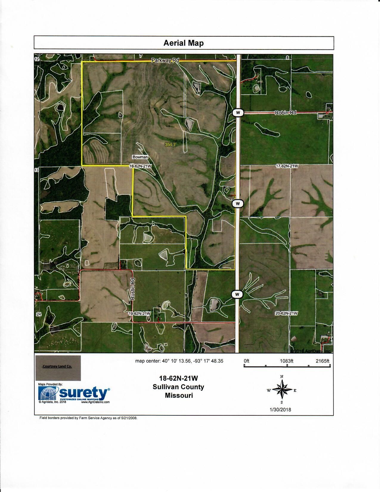 354 acres in Sullivan County, Missouri