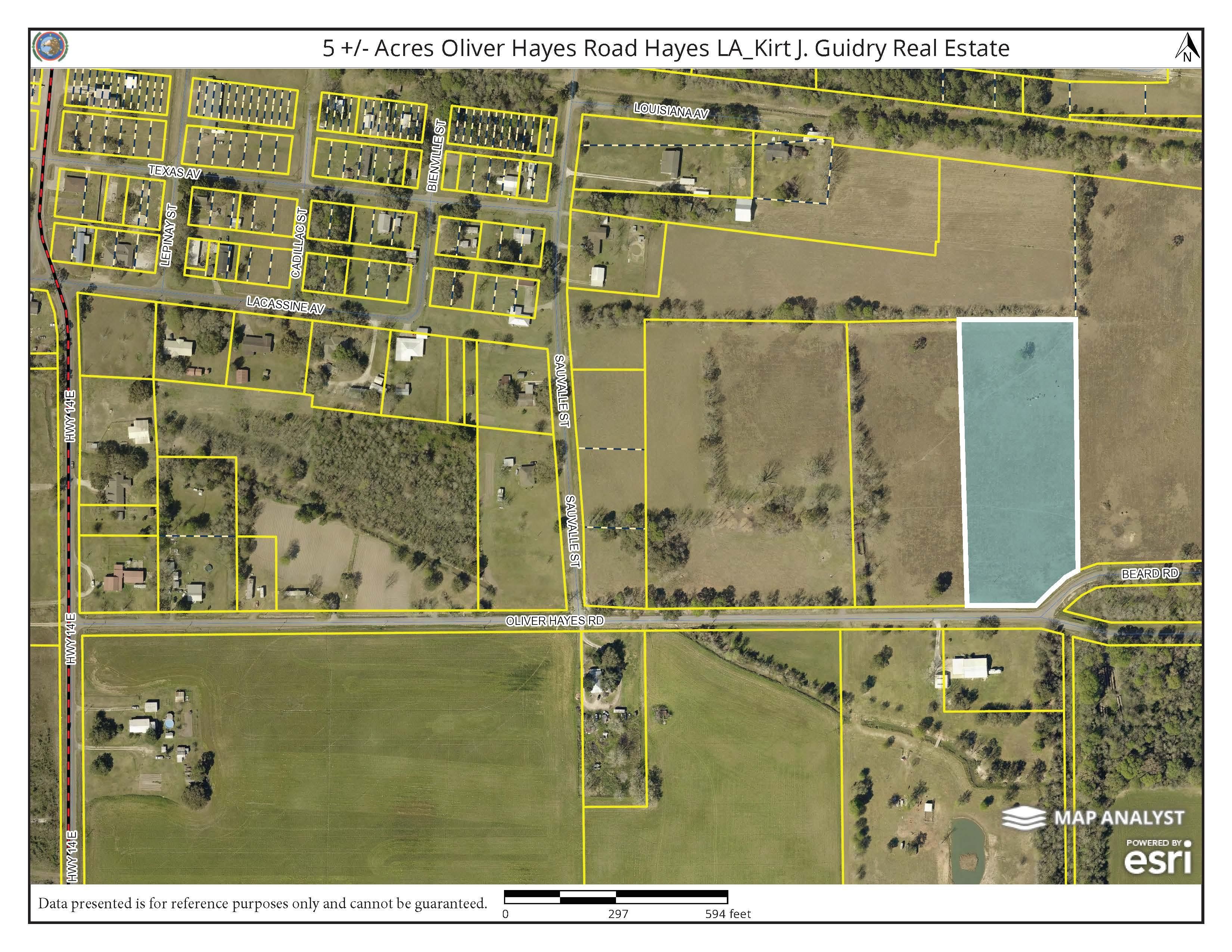 5.1 acres in Calcasieu Parish, Louisiana