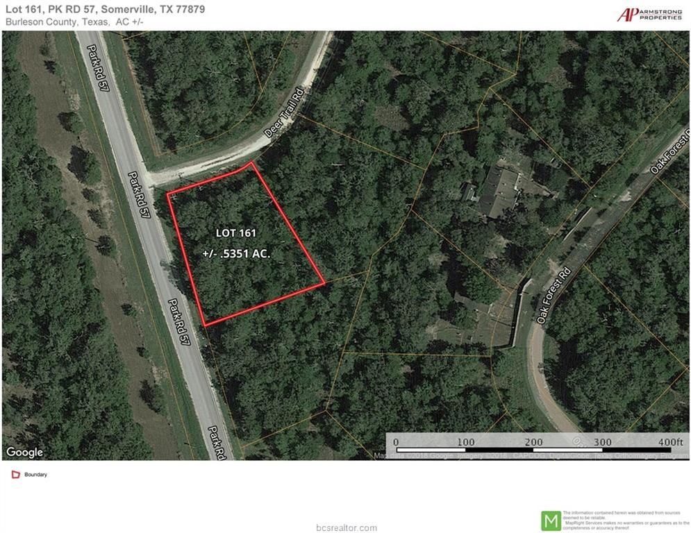 0.53 acres in Burleson County, Texas