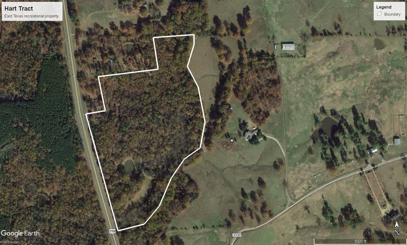 35 acres in Morris County, Texas