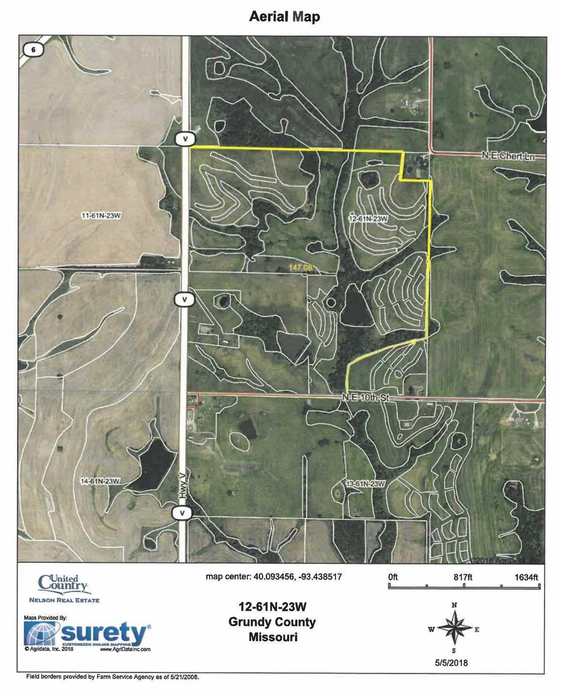 147 acres in Grundy County, Missouri