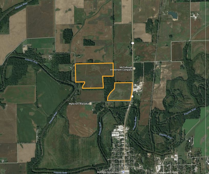 128.44 acres in Iroquois County, Illinois