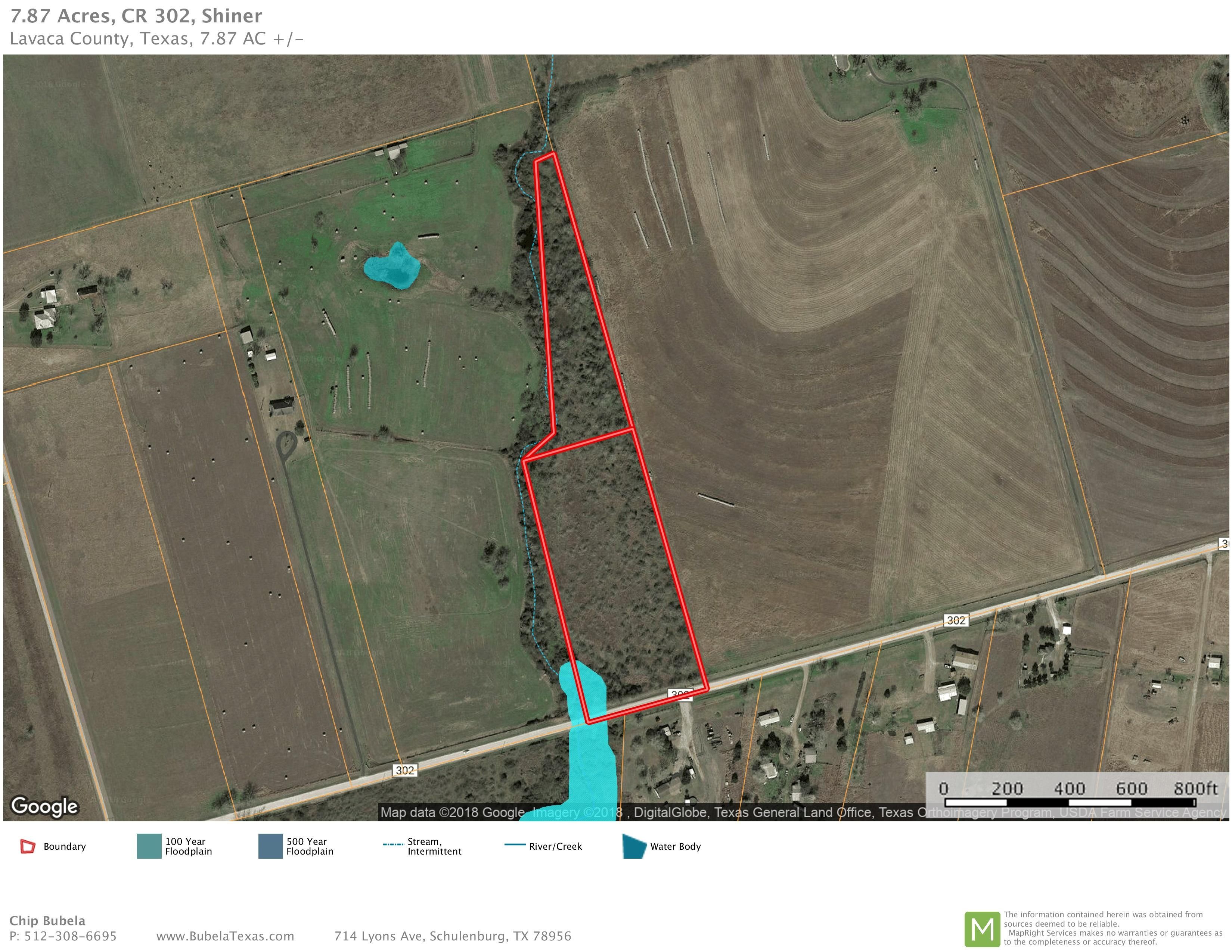 7.87 acres in Lavaca County, Texas