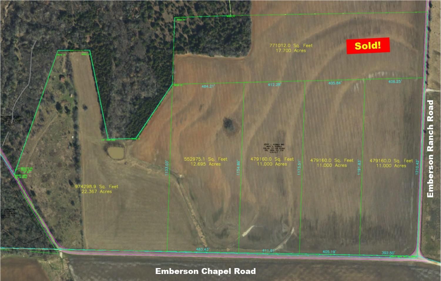 14 acres in Grayson County, Texas