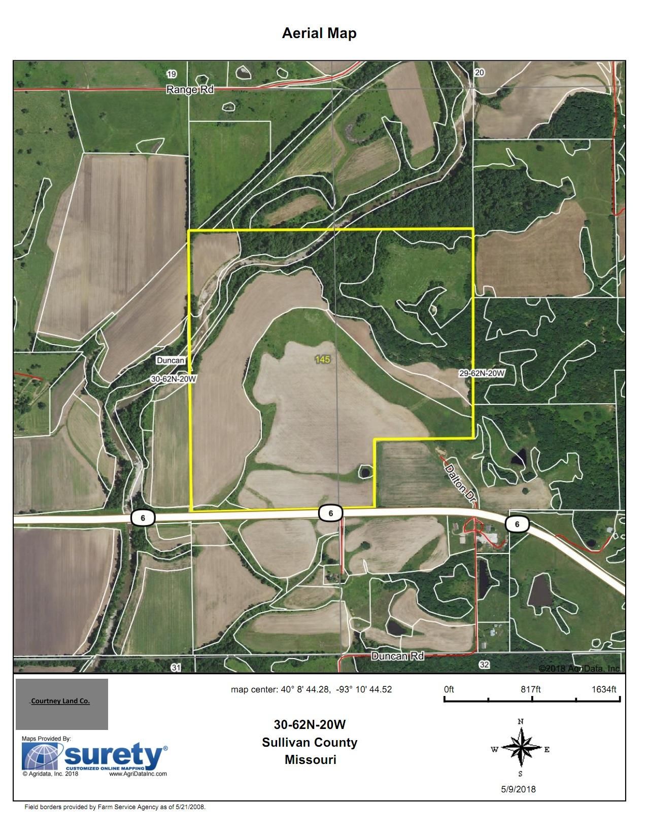 145 acres in Sullivan County, Missouri