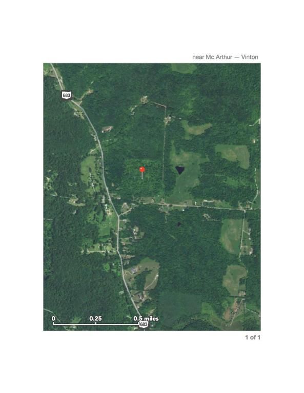 34 acres in Vinton County, Ohio