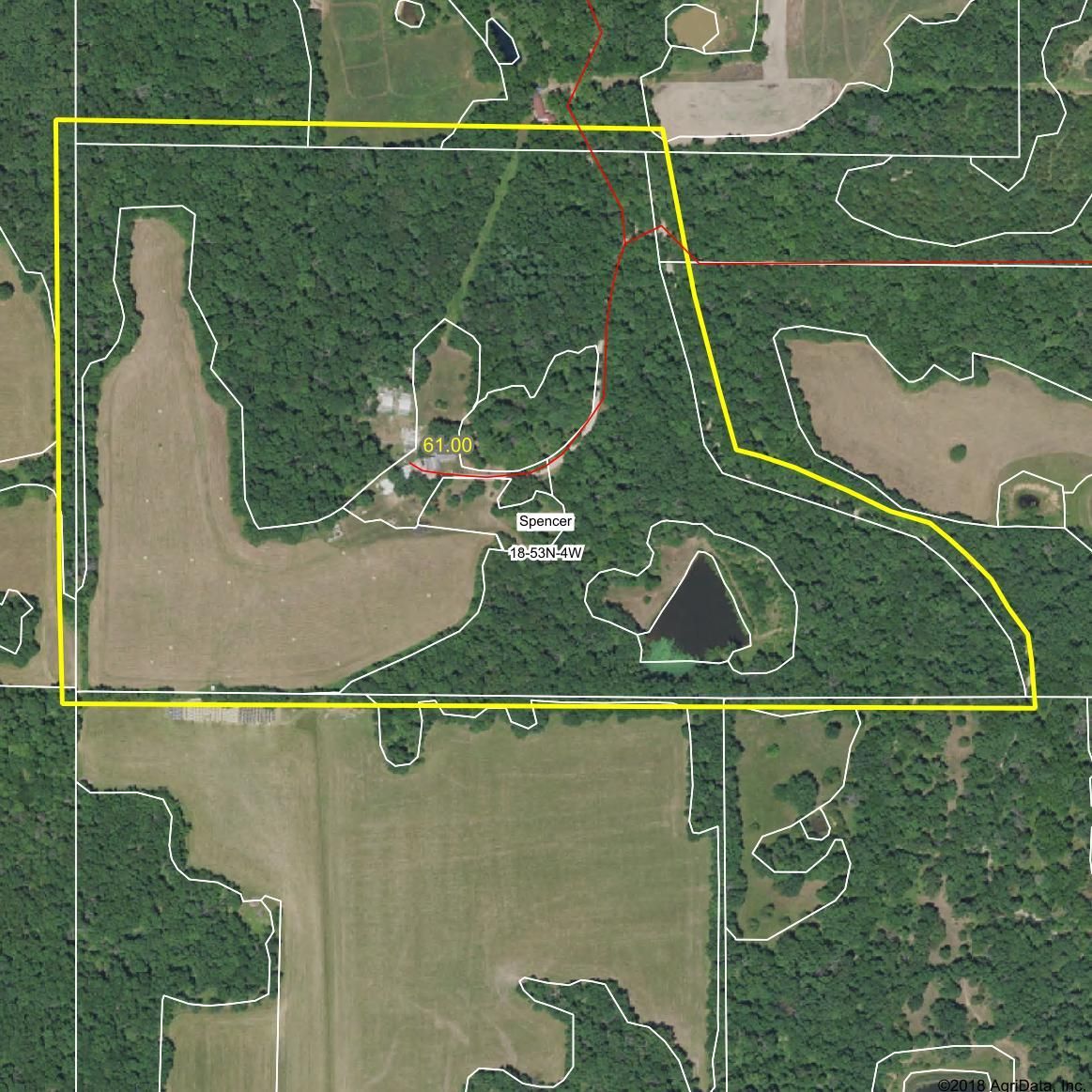 61 acres in Pike County, Missouri