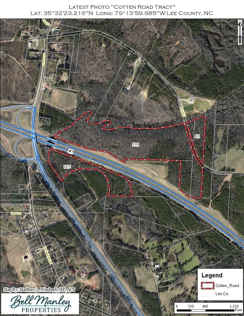 75 acres in Lee County, North Carolina