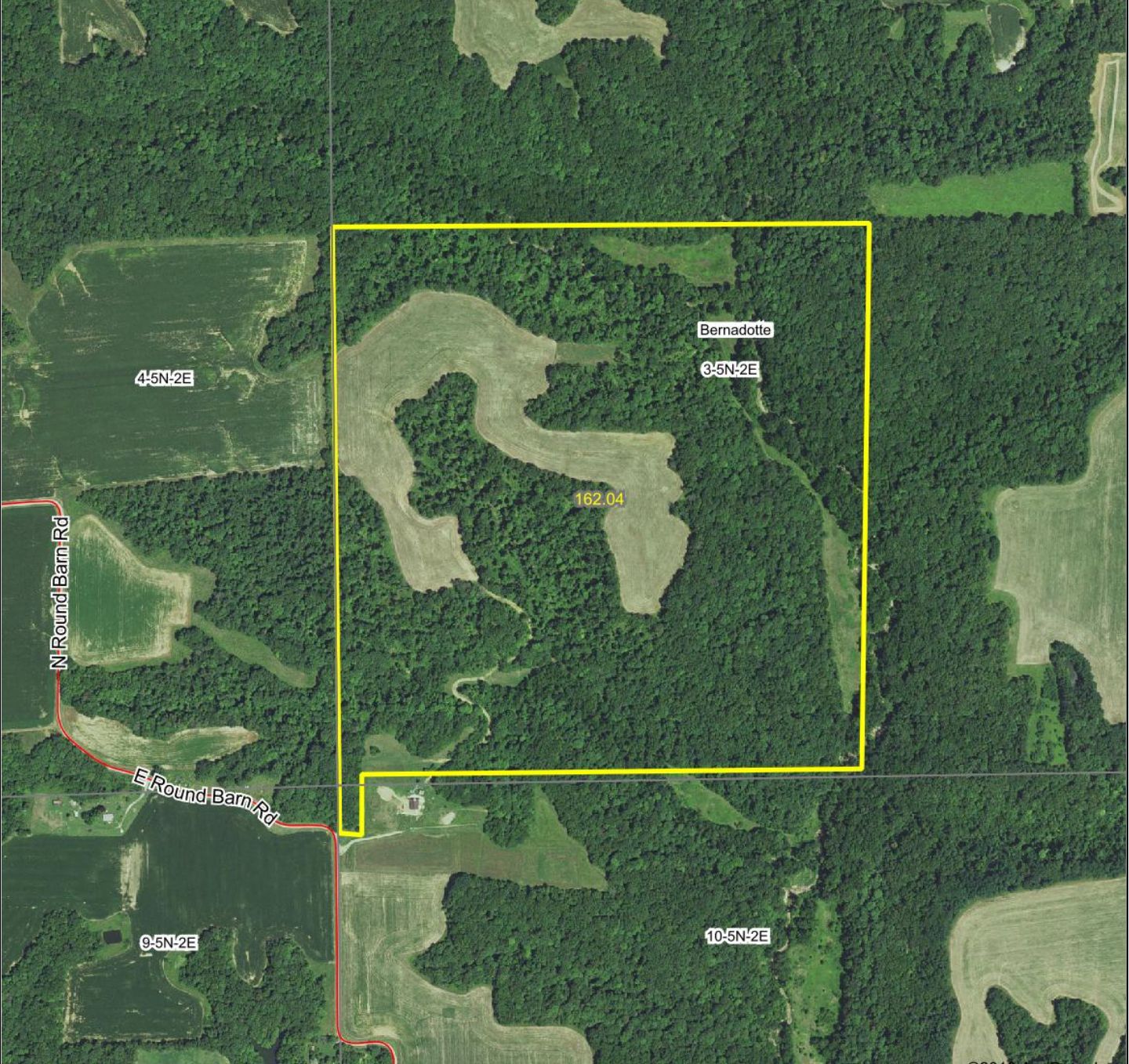 162 acres in Fulton County, Illinois