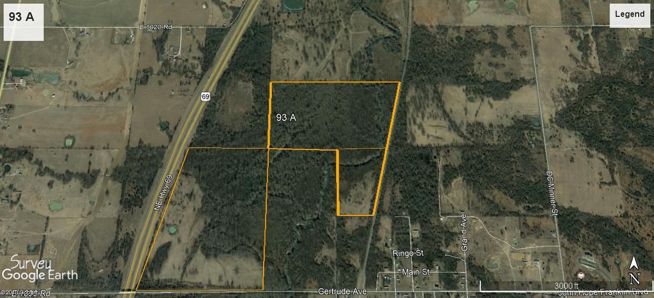 93 acres in McIntosh County, Oklahoma