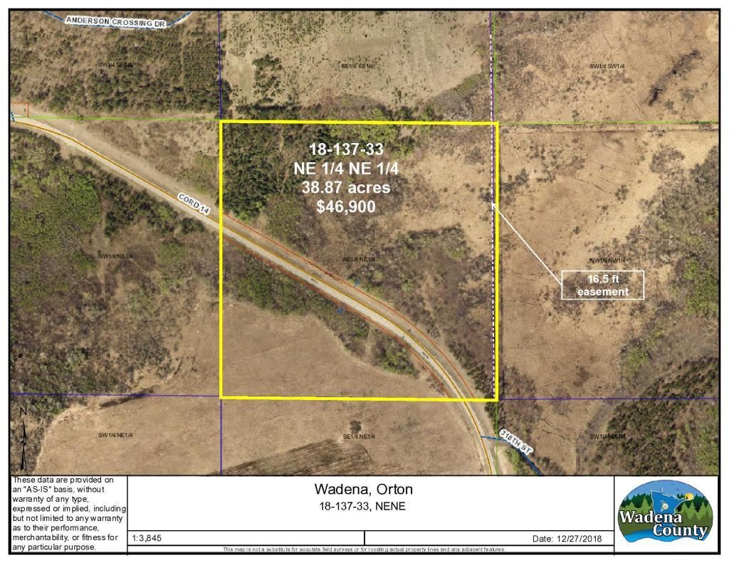38.87 acres in Wadena County, Minnesota