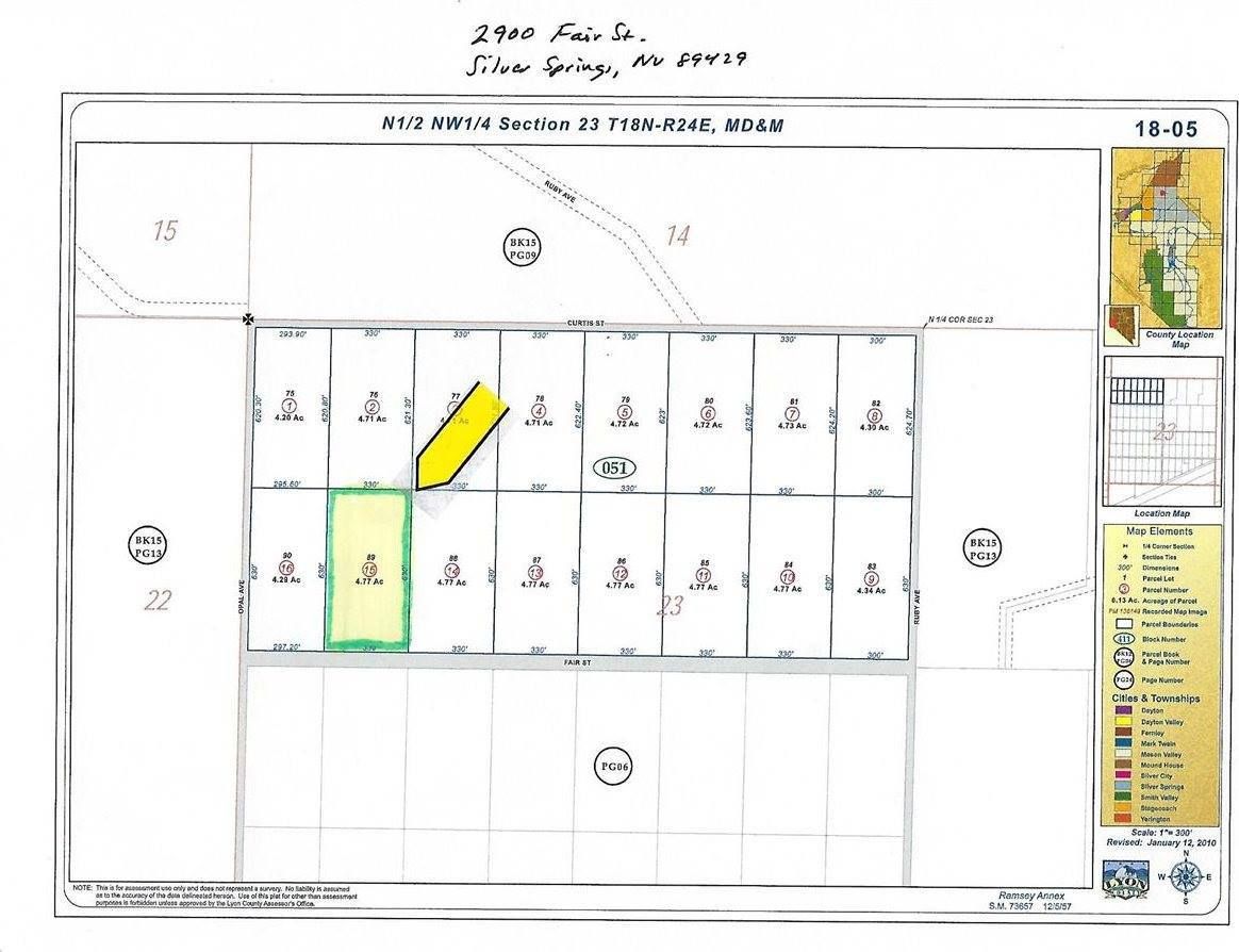 4.77 acres in Lyon County, Nevada