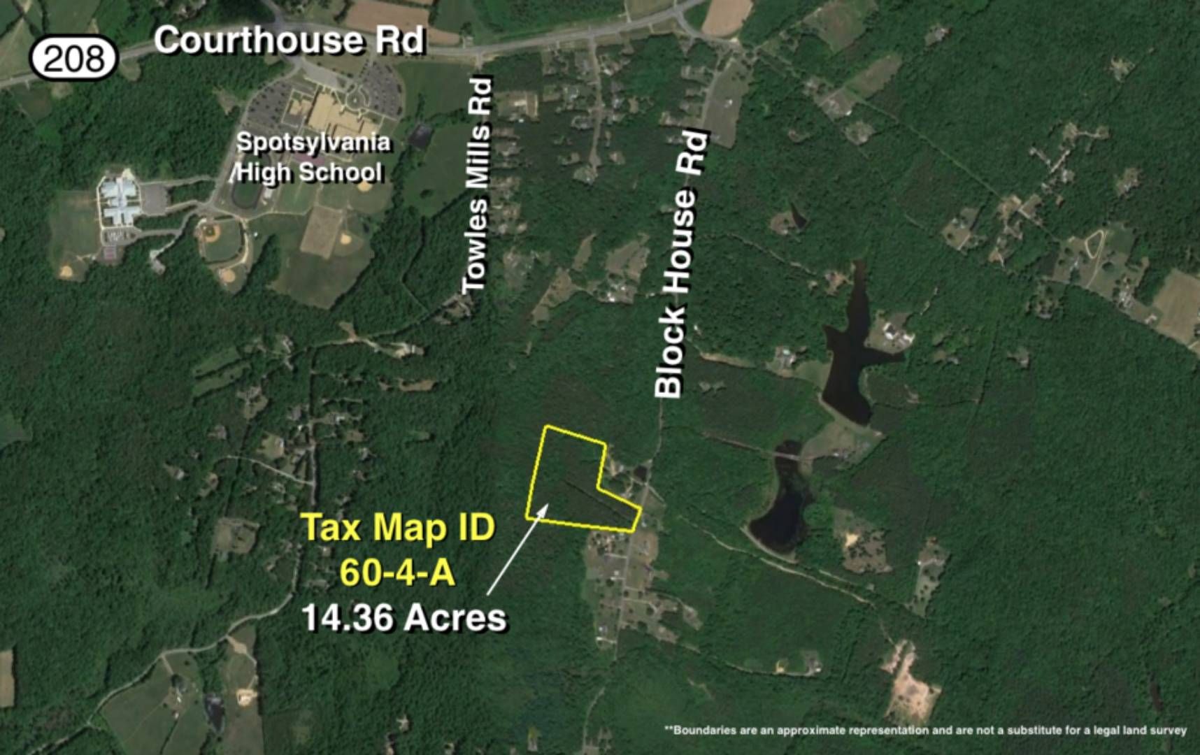 14.36 acres in Spotsylvania County, Virginia