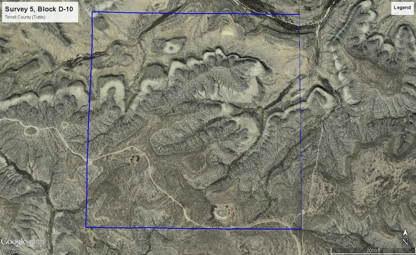 640 acres in Terrell County, Texas