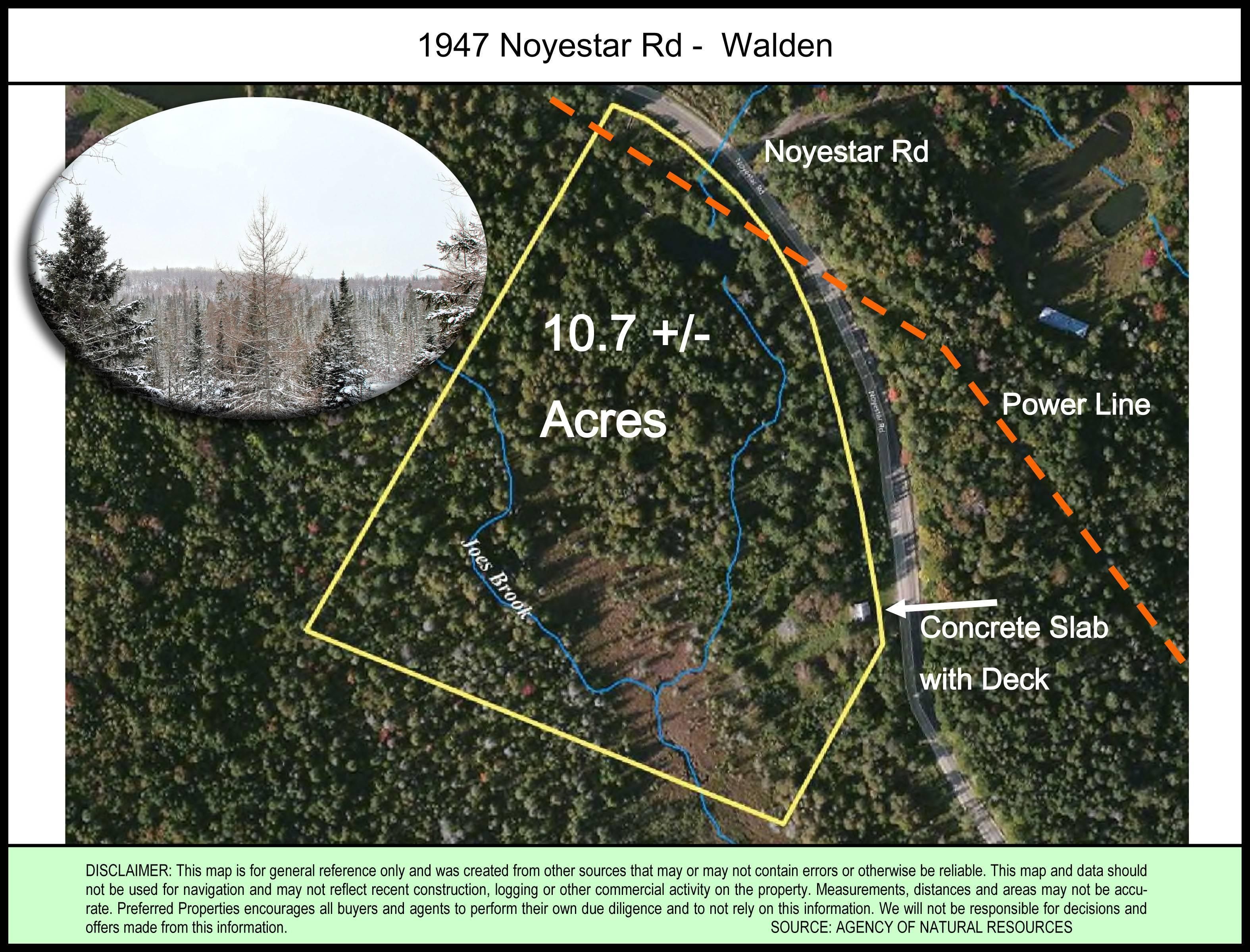 10.70 acres in Lamoille County, Vermont