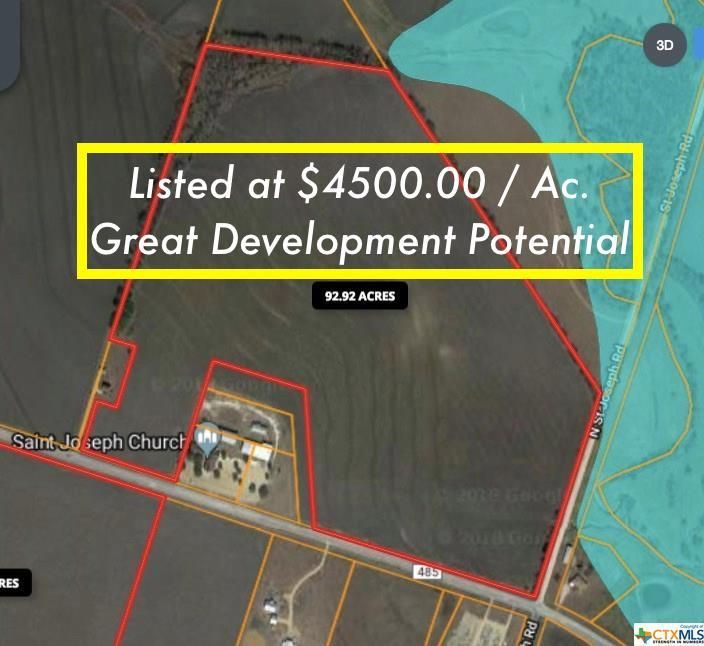 92.92 acres in Bell County, Texas